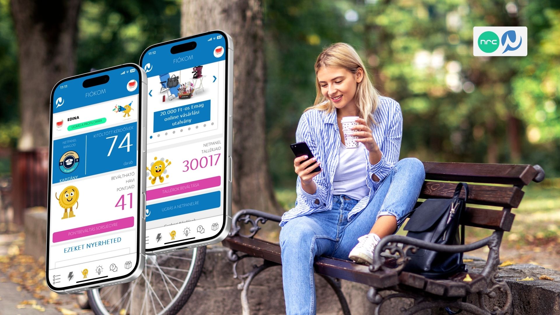 Netpanel mobilapplikáció design 2024